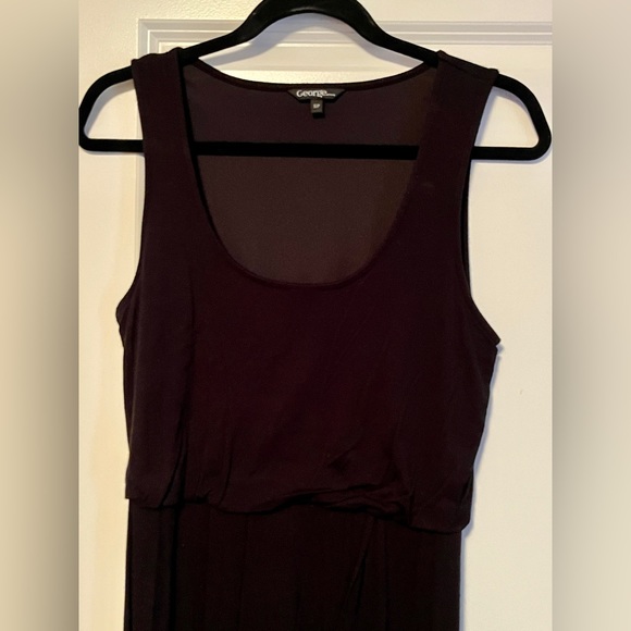 Used Good Condition Long Black Summer Dress Sleeveless Dress Size Small - Picture 3 of 4